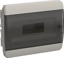 Бокс пластиковый TEKFOR IEK ЩРВ-П-12 (240х290х102мм) IP41 прозрачная дверца картинка 